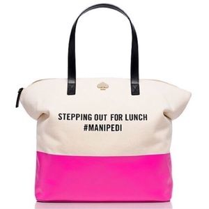 Kate Spade “Stepping Out For Lunch” Tote Bag